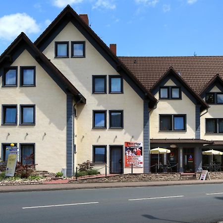 Hotel Vier Spitzen Lauenforde Eksteriør billede