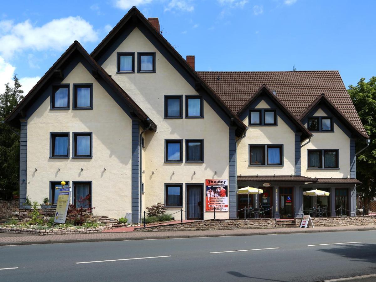 Hotel Vier Spitzen Lauenforde Eksteriør billede