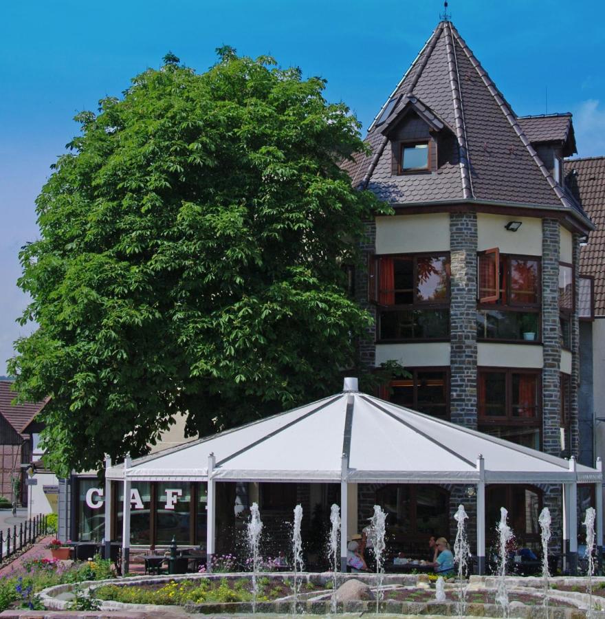 Hotel Vier Spitzen Lauenforde Eksteriør billede